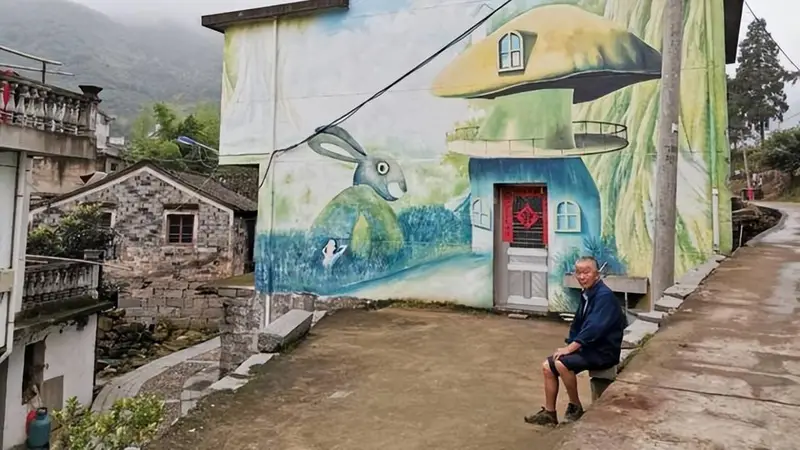 浙江临海最浪漫的“涂鸦村”,满满的童话气息,好多游客都不知道