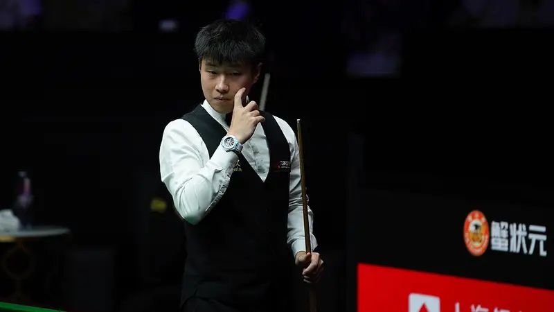 斯诺克上海大师赛-赵心童8-10凯伦威尔逊 无缘进决赛