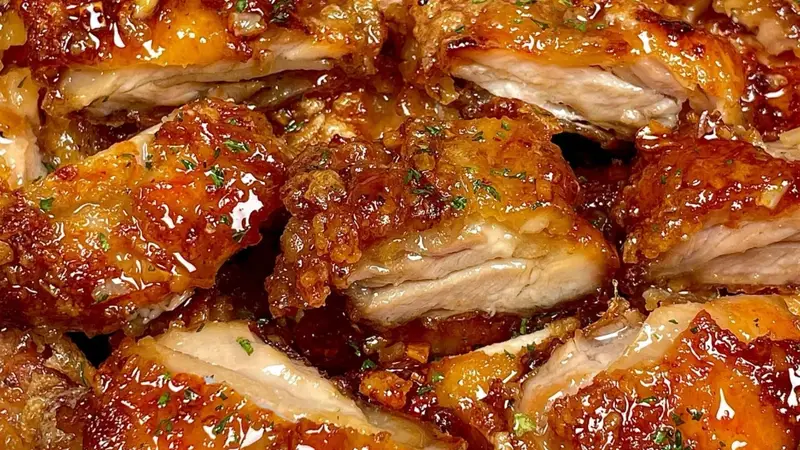 蜂蜜黄油脆皮鸡排爆火!外酥里嫩一口爆汁