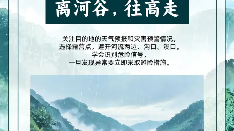 出行提示!极端天气频发,山区景区游玩务必谨慎