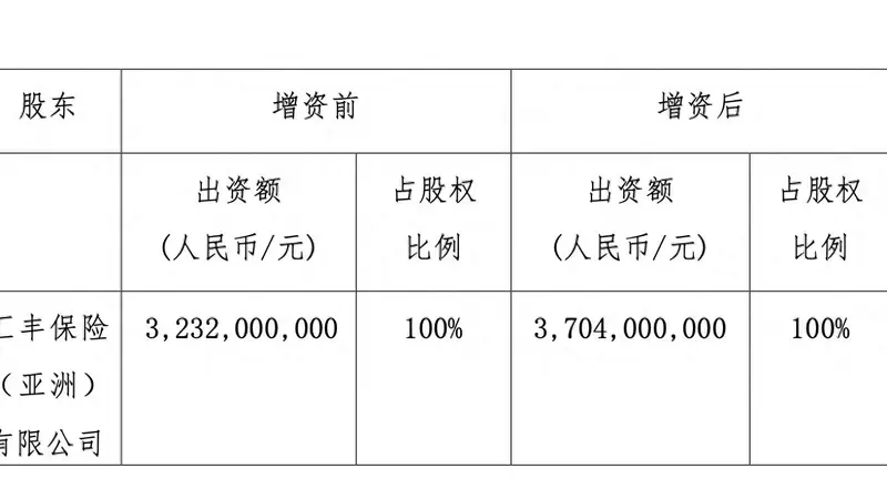 股东年内两度注资将逾10亿,汇丰人寿第五轮增资背后的资本账