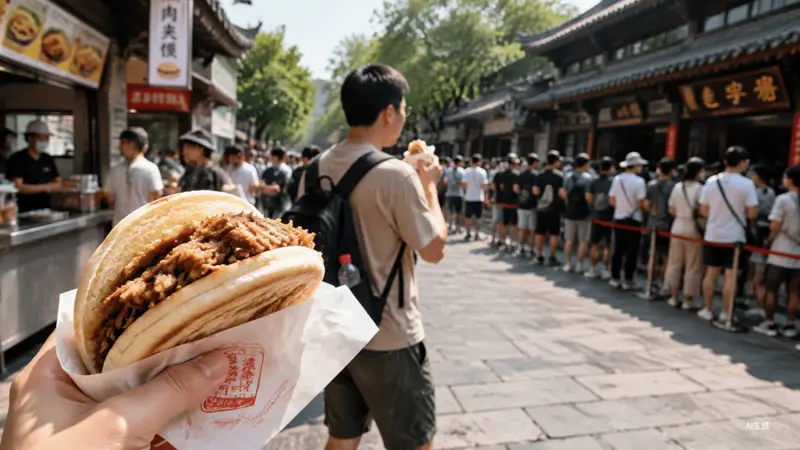 景点逛到中午，为什么很多人选择小吃，不再排网红店？