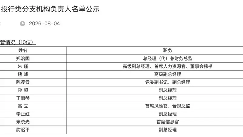 供职德邦证券15年，武晓春到龄退休卸任总经理，卖方大佬郑治国代任