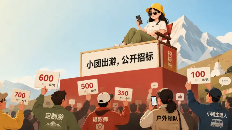 这届游客,流行公开招标旅行社