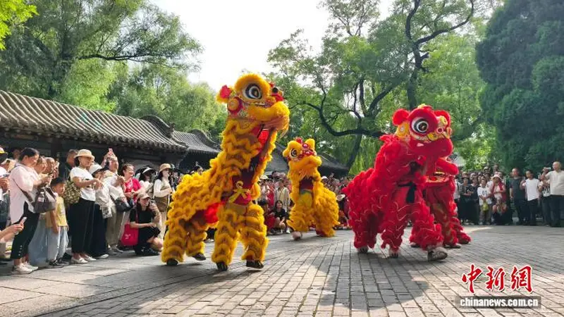 山西晋祠“难老河会”火热启幕 千年民俗焕发时代新彩