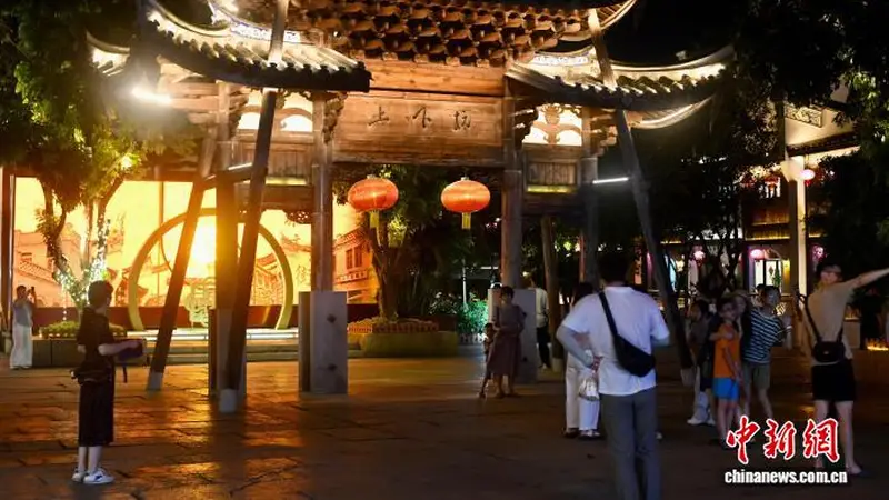 福州上下杭古街区暑期迎客来