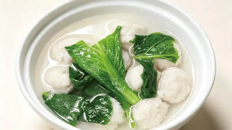 盘锦美味|大头宝丸子汤:去刺存润凝滑丸,清汤一碗巧思鲜