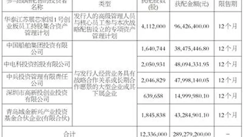 江苏展芯半导体技术股份有限公司首次公开发行股票并在创业板上市发行结果公告