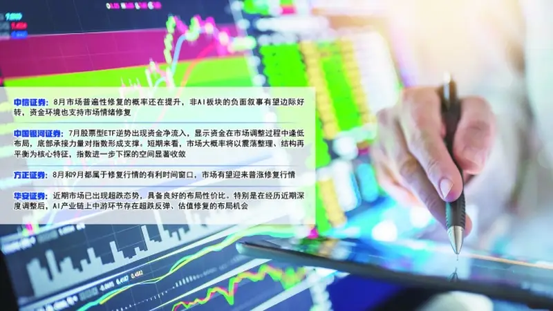 机构展望｜8月A股或进入修复时间窗口 配置回归基本面定价逻辑