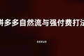 拼多多自然流与强付费打法