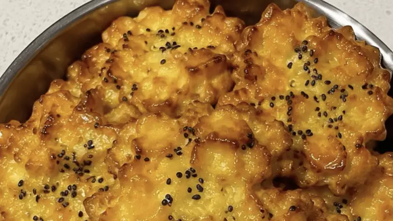 晨光里的金黄治愈:零失败南瓜鸡蛋饼,熨帖每一个清晨