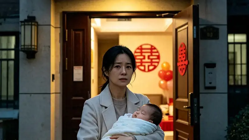 坐月子回家，我的300万陪嫁房成小姑子婚房。老公：领你女儿滚蛋