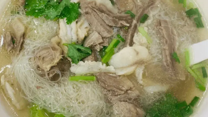 莆田兴化米粉,细粉高汤慢煮,家常烹制清淡鲜香适配盛夏食用