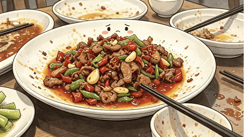 一盘辣椒炒肉的“第二人生”——致餐饮人:浪费是算不清的账