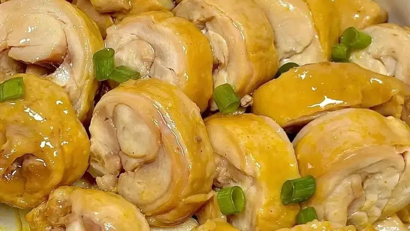 这道嫩蒸鸡腿卷,实在是太香啦!大家快去试试吧!