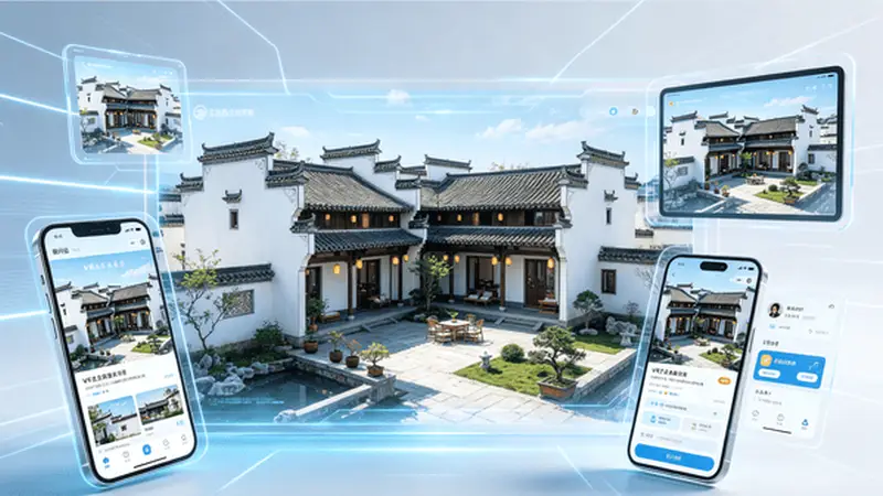 VR 云游徽韵民宿:全景技术赋能获客新路径