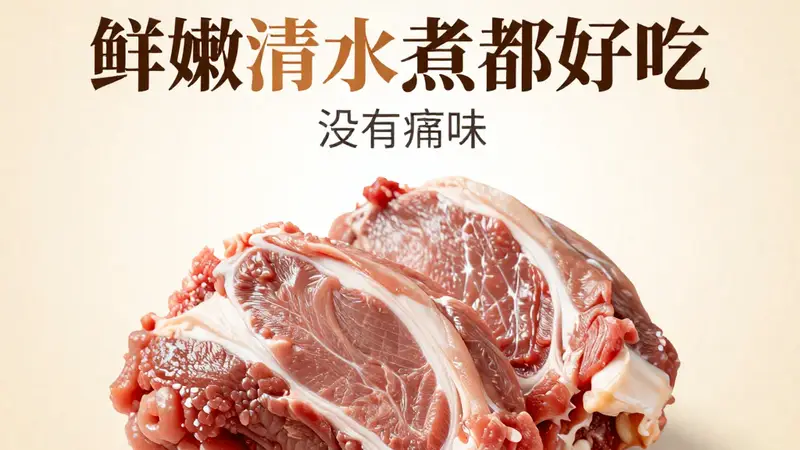 朔州右玉羊肉肉质鲜嫩,清水煮都好吃,没有膻味