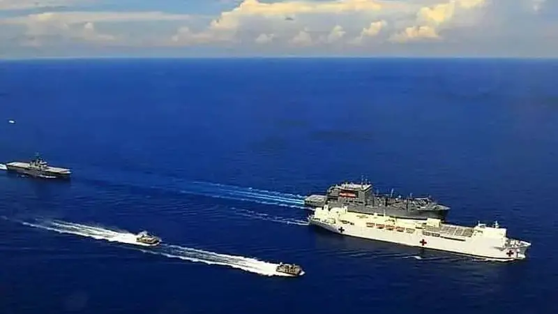 伊朗方向还没收场,美军却急着调兵南海,6艘军舰已经开到菲律宾
