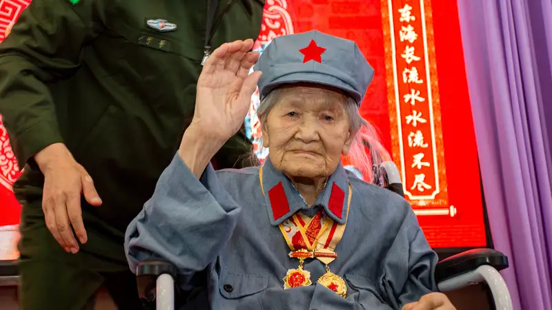 送别!女红军王全英逝世,享年105岁