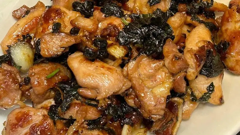 太惊艳了!没想到鸡肉和紫苏那么配,鲜香开胃增食欲