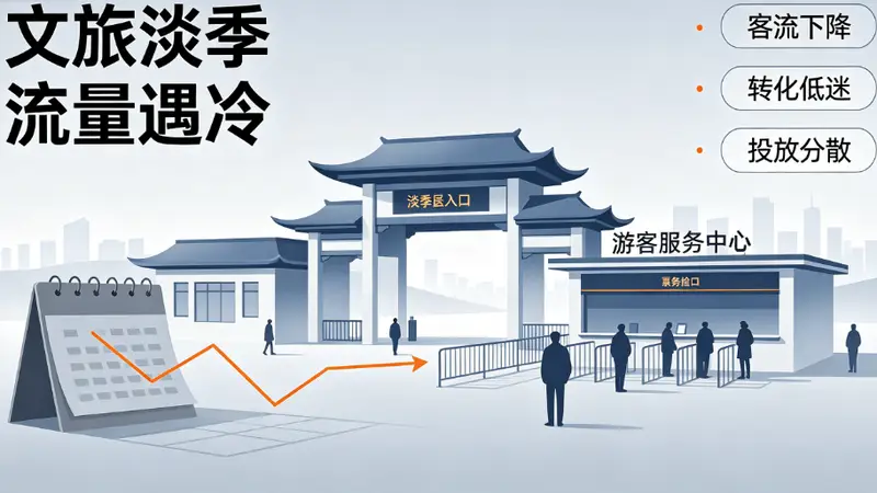 文旅淡季客流遇冷,热搜上榜才是破局核心抓手