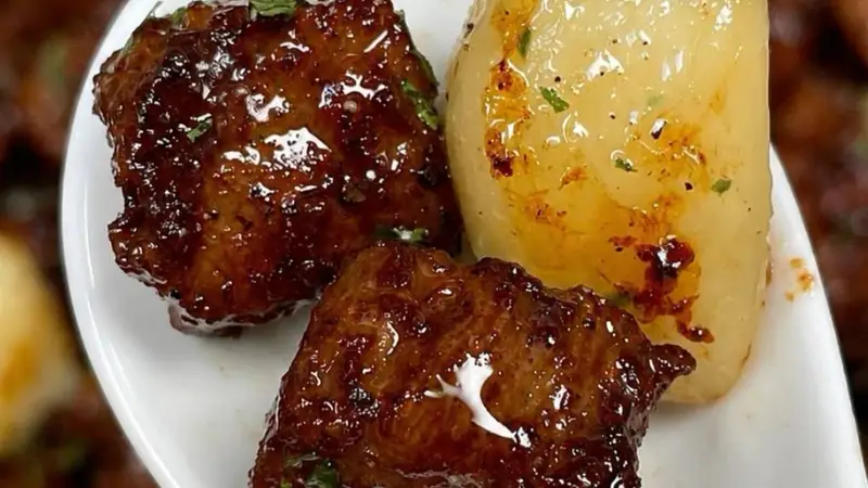 蒜香牛肉粒:一口入魂的家常美味,简单几步征服全家味蕾