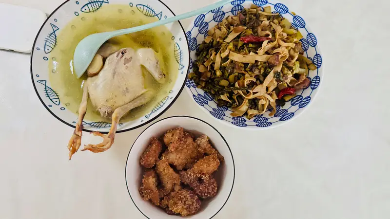 炖，炒，蒸，又是好吃的一餐