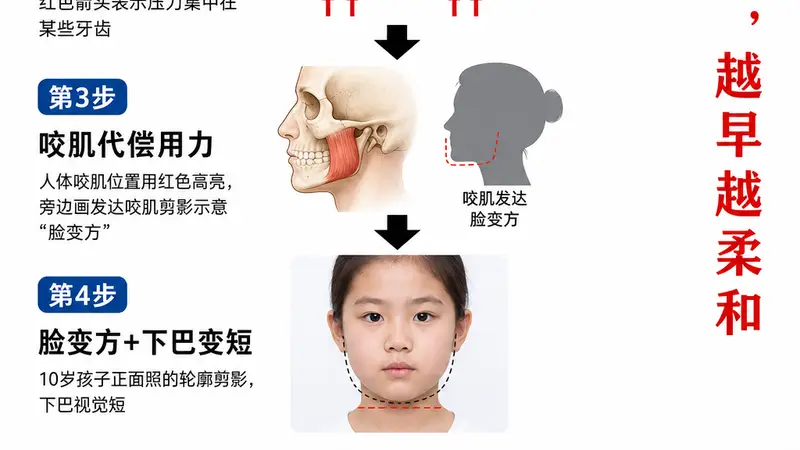 别等孩子脸变方了才后悔！这个决定颜值的关键期，很多家长都错过了