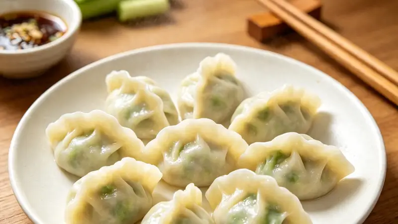 三伏天吃饺子,试试这个馅,鲜嫩多汁,营养丰富,一口一个炒解馋