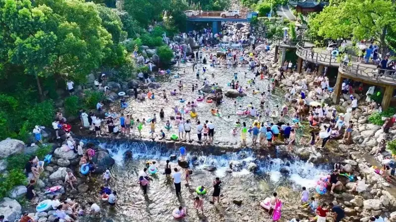零门票!海会钱家畈成夏日遛娃首选!