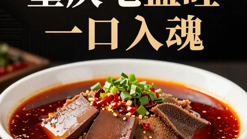 重庆毛血旺:鸭血+毛肚+红油,麻辣鲜香,一口入魂!
