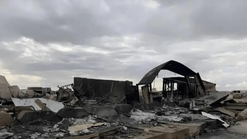 中国卫星拆穿美国假情报！美军超7层F35被炸，伊朗说的竟是真的？