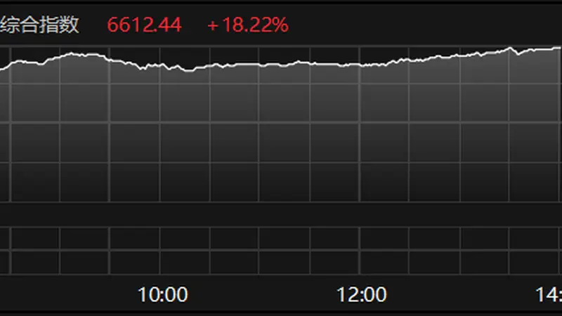 韩国综合指数涨超18%站上6600点 SK海力士触及30%涨停板