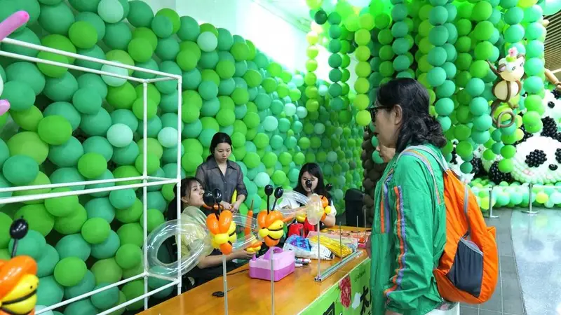 太原植物园:气球织梦 解锁童话秘境