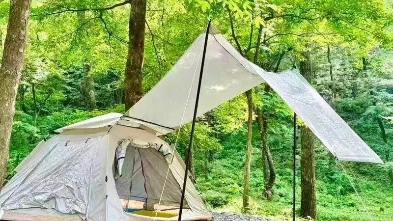 山村露营地 引来城里客