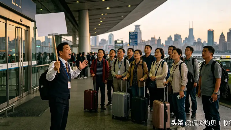 泰国18人旅行团抵达上海,全员愣住,导游喊三次集合没人应声