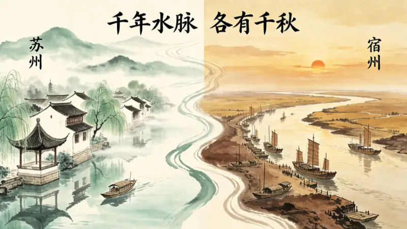 皖美夏日 | 此“SUZHOU”非彼“SUZHOU”:双城运河,各藏千年风华