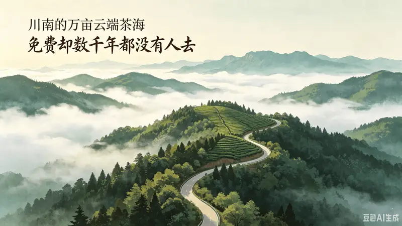 川南的万亩云端茶海,免费却数千年都没有人去