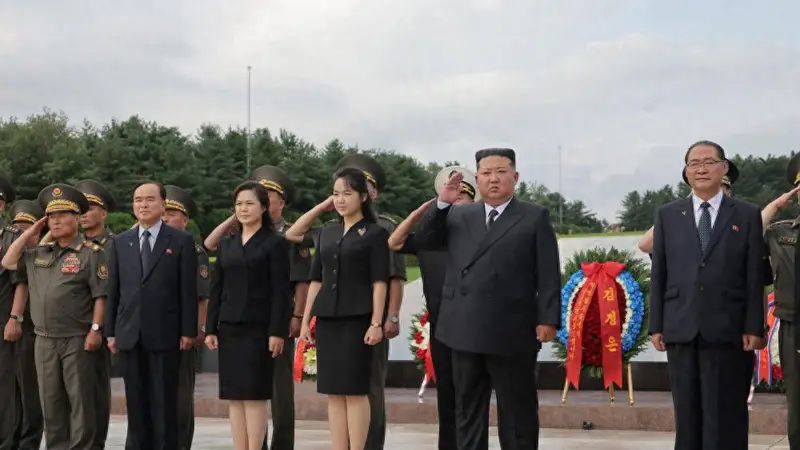 金正恩女儿,“高调”亮相
