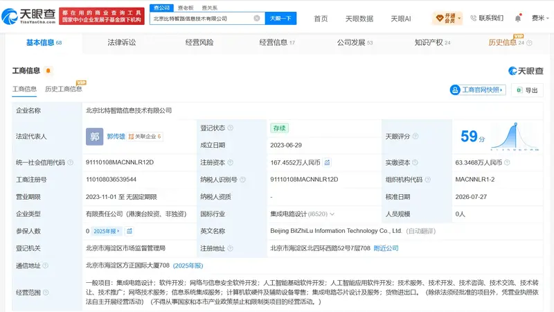 云锋基金等入股比特智路