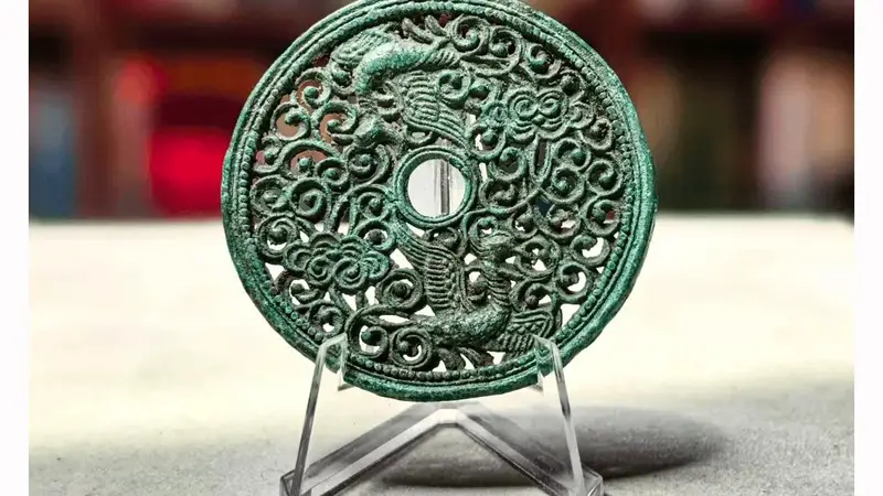 刘春声专栏∣古代滇地镂空钱鉴赏（七）：鸾凤和鸣钱