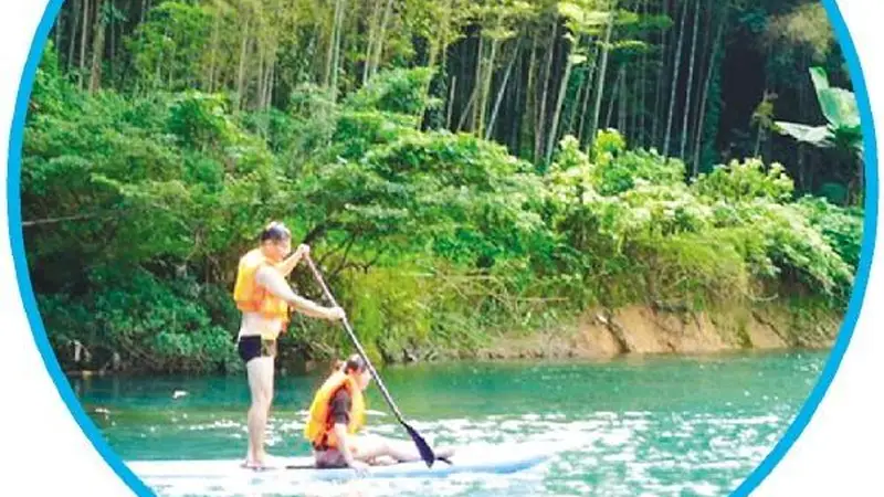 趣游桂林山水间 一叶桨板激活文体旅新动能