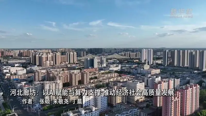 河北廊坊:以AI赋能与算力支撑 推动经济社会高质量发展