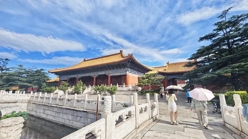 独属于京城的沉静诗意:晴日太庙,古殿静沐流云