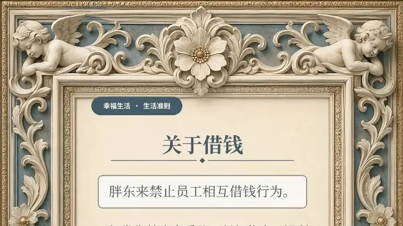于东来深夜发文，称胖东来禁止员工相互借钱，此前要求“最高不允许超出个人月工资收入”