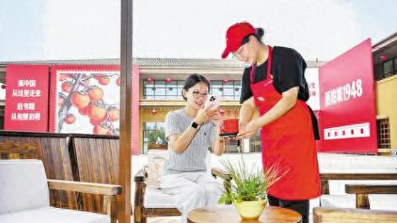 在西柏坡,喝一杯“胜利”咖啡